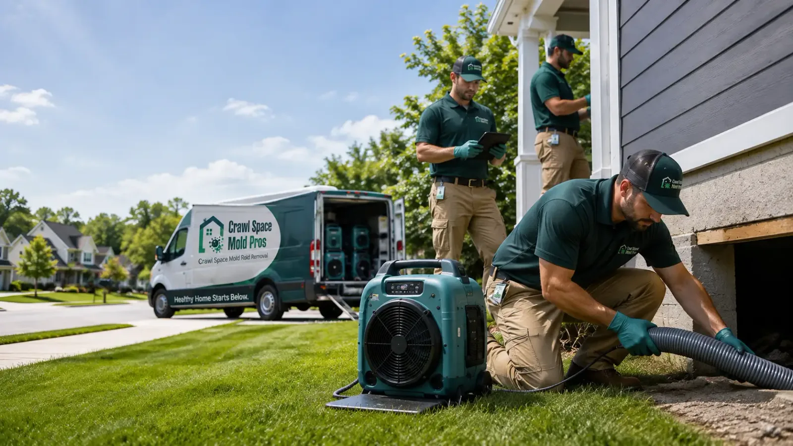 Crawl Space Mold Removal in Fountain, FL